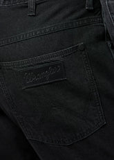 Męskie Spodnie Jeansowe Wrangler River Rinse Black 112362409